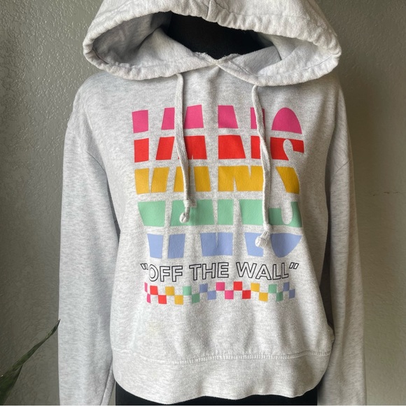Vans woman’s crop hoodie size S - Picture 2 of 9